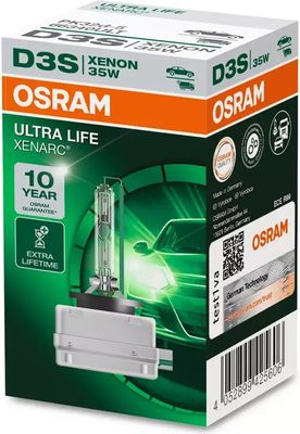 Комплект автомобильных ламп Osram D3S 66340ULT-HCB